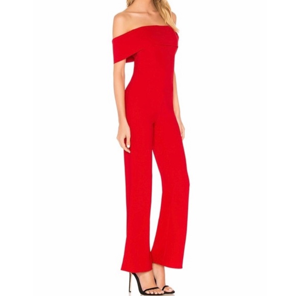 Women’s Red Jumpsuit - Picture 2 of 4